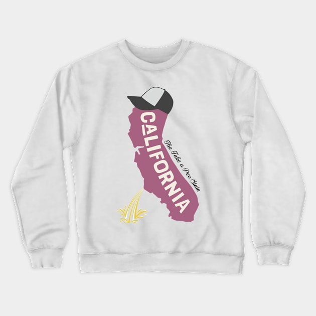 Funny California Crewneck Sweatshirt by percivalrussell